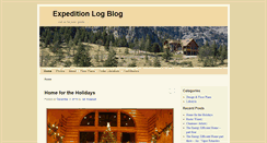 Desktop Screenshot of blog.expeditionloghomes.com